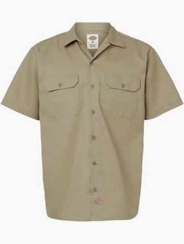 Dickies Short Sleeve Button Up Work Shirt
