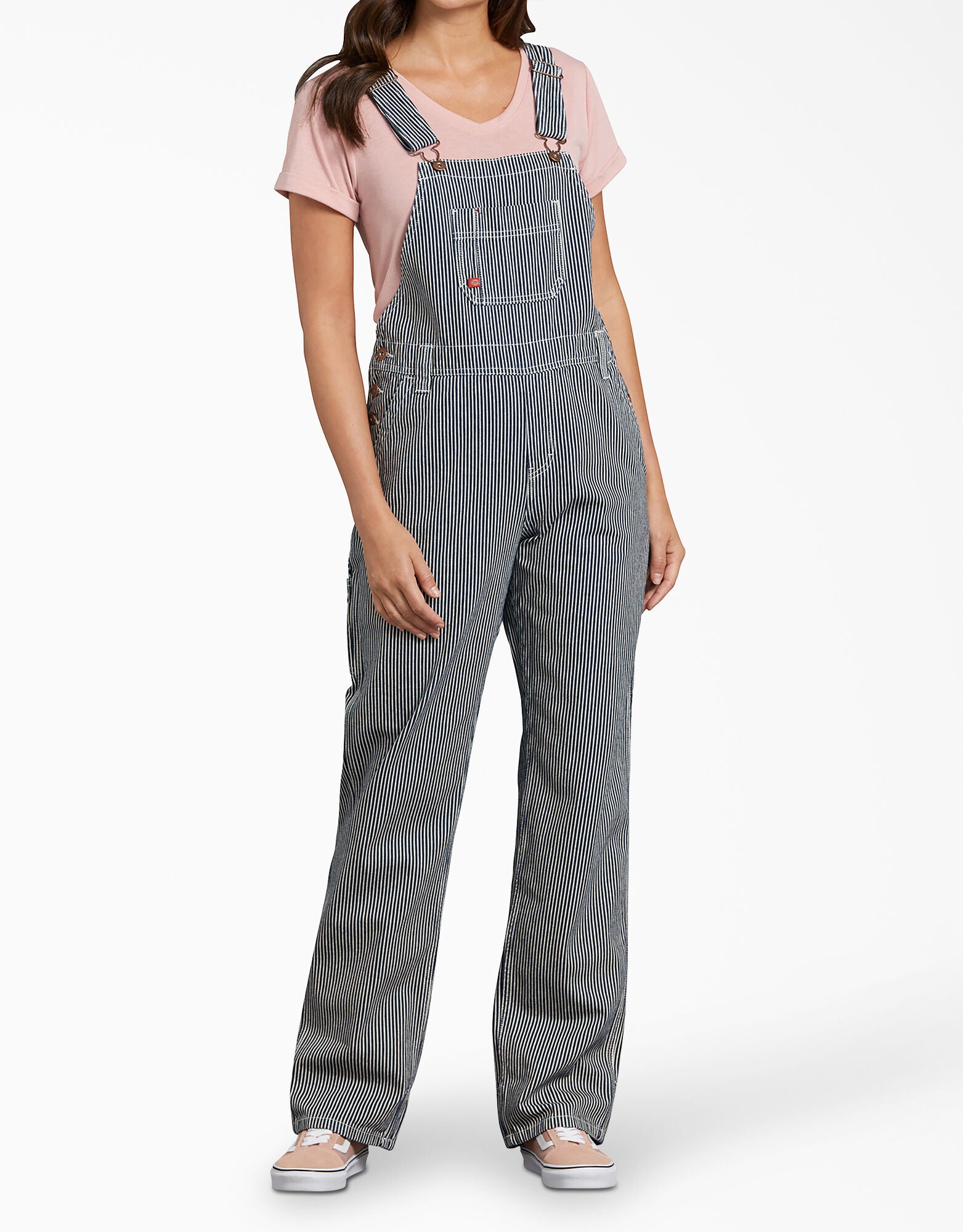 DICKIES WOMENS RELAXED FIT BIB OVERALLS