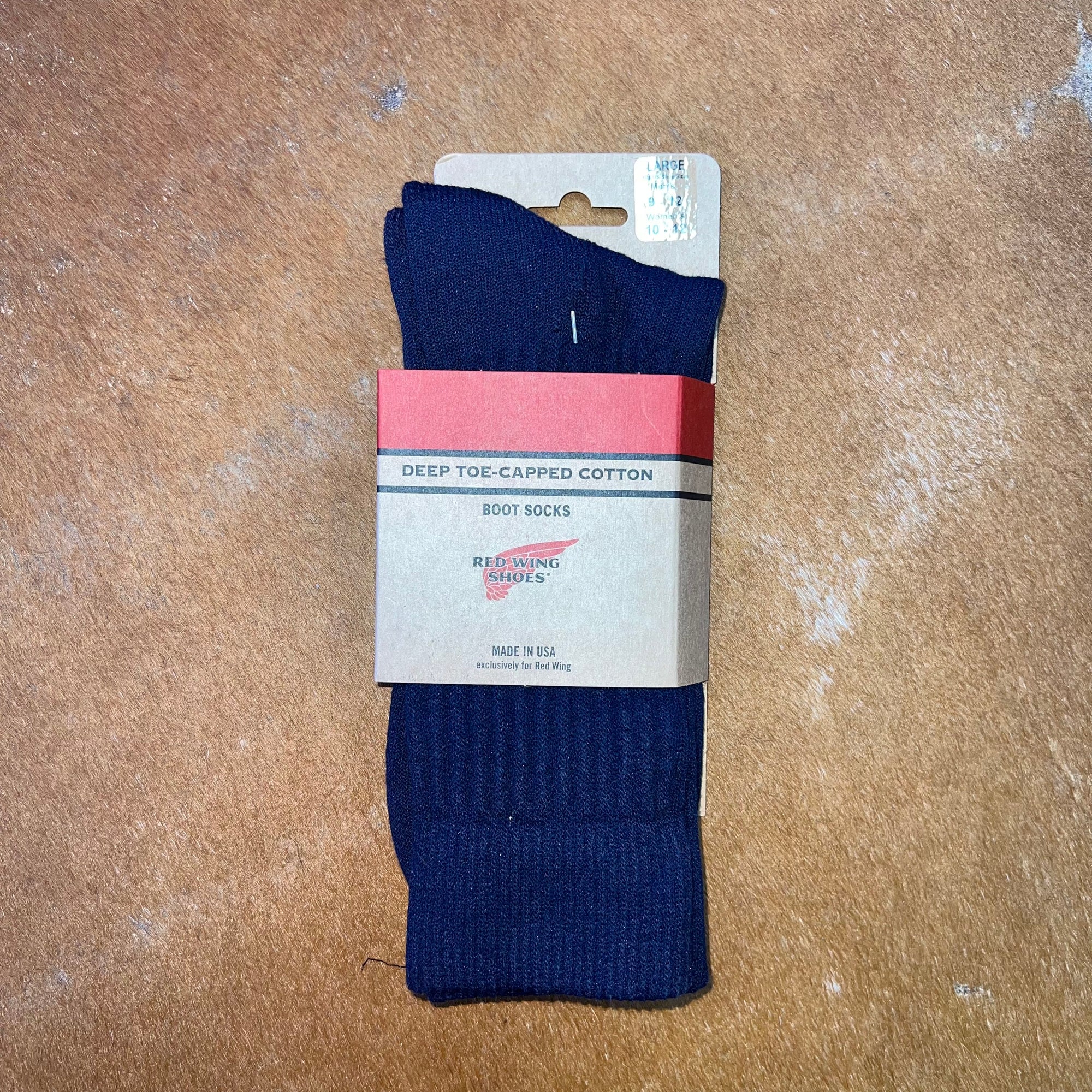 RED WING DEEP TOE-CAPPED COTTON SOCKS
