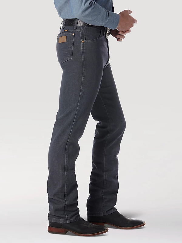 WRANGLER COWBOY CUT SLIM FIT JEAN IN CHARCOAL GRAY - The Blue Ox 916