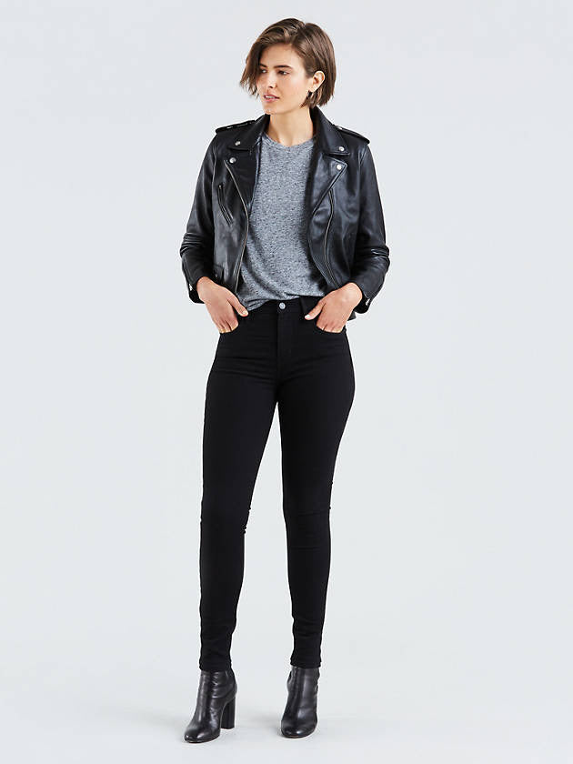 Lee Skinny Jeans 'Scarlett High' in Black Denim | ABOUT YOU