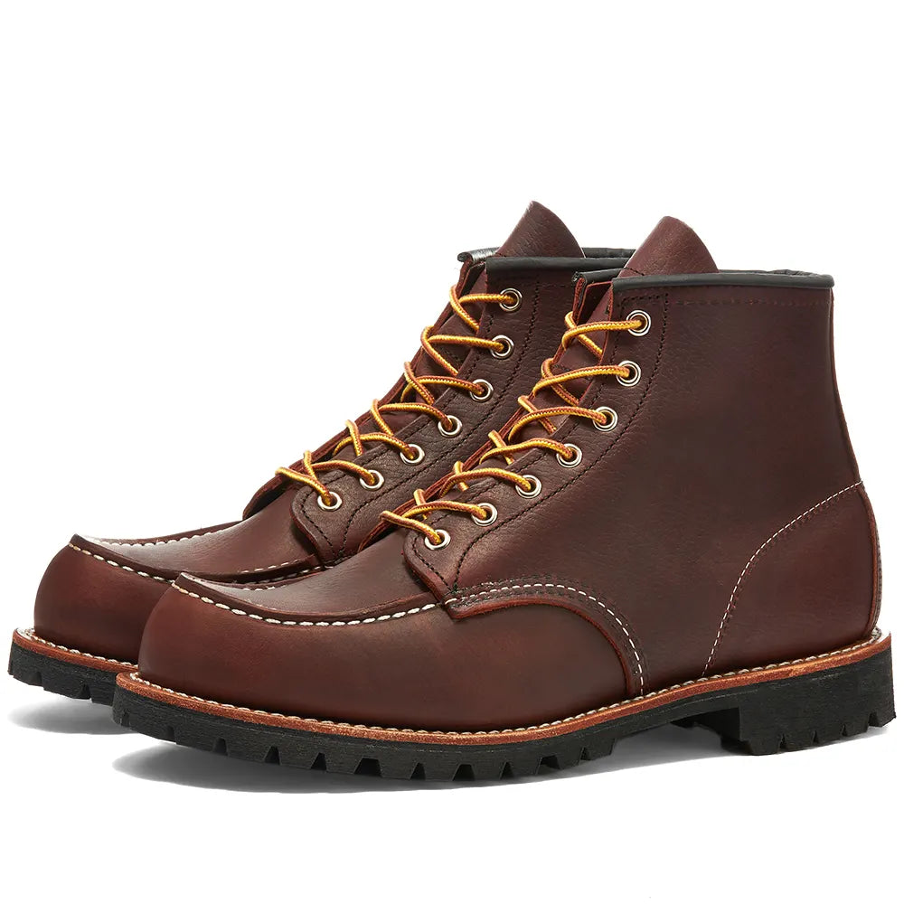 RED WING ROUGHNECK 8146 CLASSICC MOC BRIAR BROWN LEATHER
