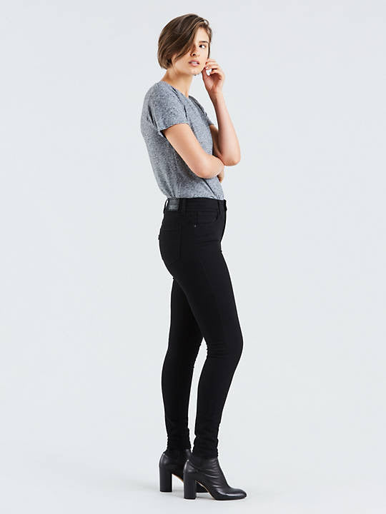 LEVIS 721 HIGH SKINNY WOMEN'S JEANS BLACK - The 916
