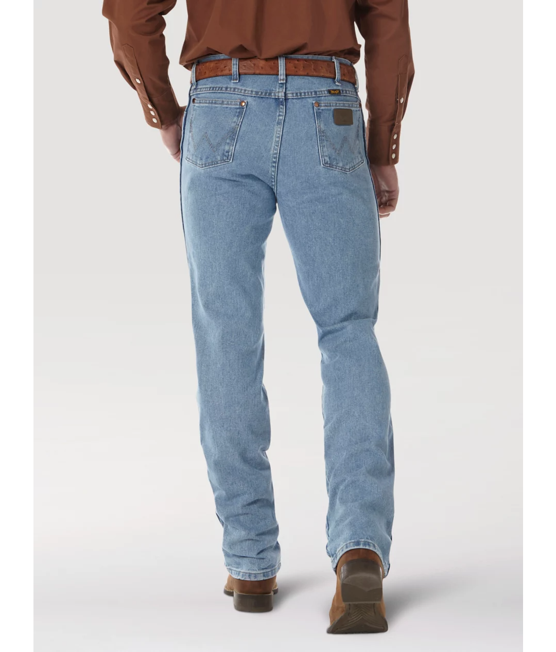 Wrangler Men's Cowboy Cut Slim Fit Jeans - Prewashed Indigo